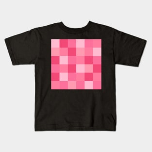 Pink Pixels Kids T-Shirt